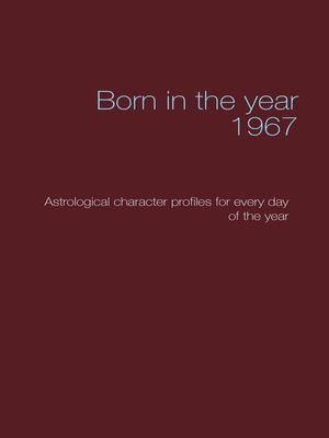 cover image of Born in the year 1967